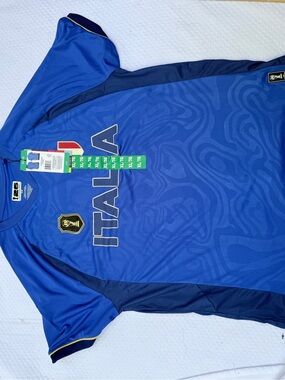 NWT FIFA World Cup 2026 Italy Soccer Jersey Blue Unisex XL Official Licensed